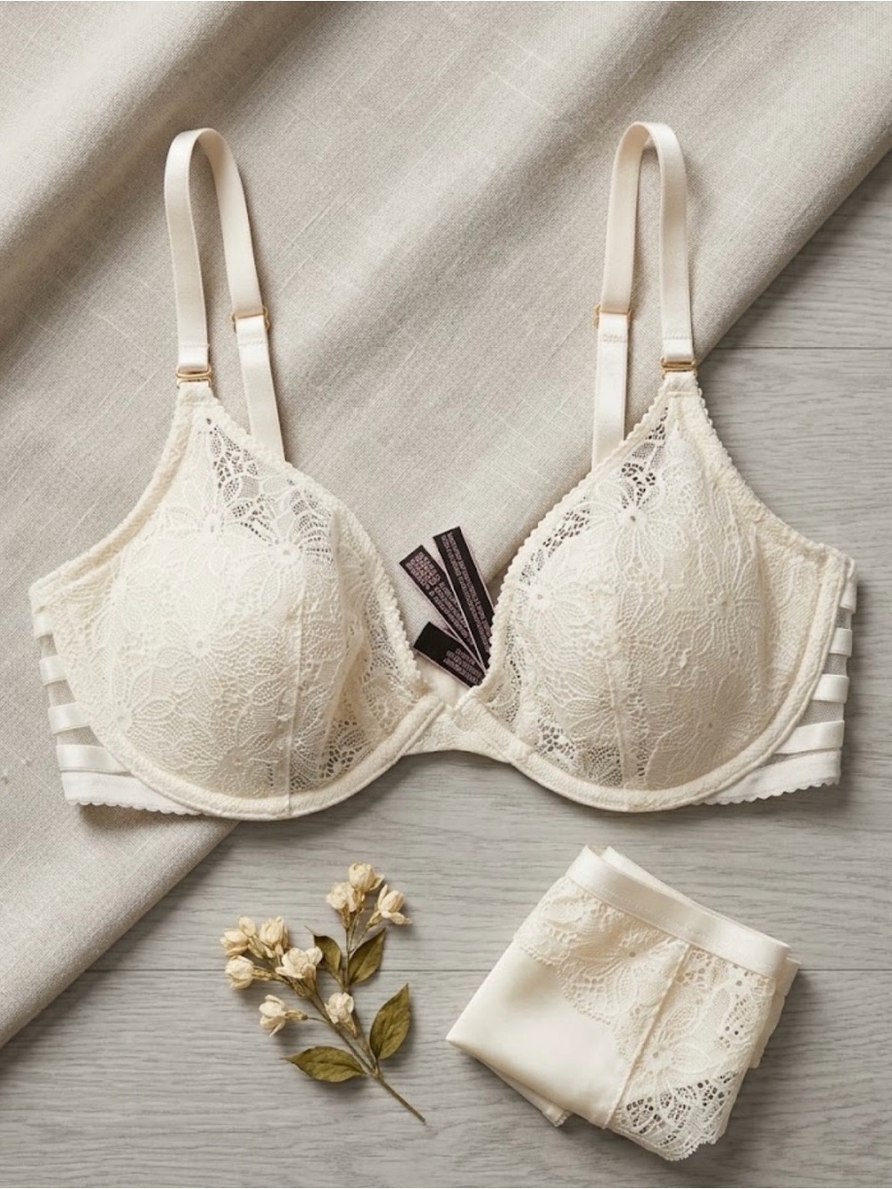 Victoria's Secret 34DD Great Condition Cream White Bra